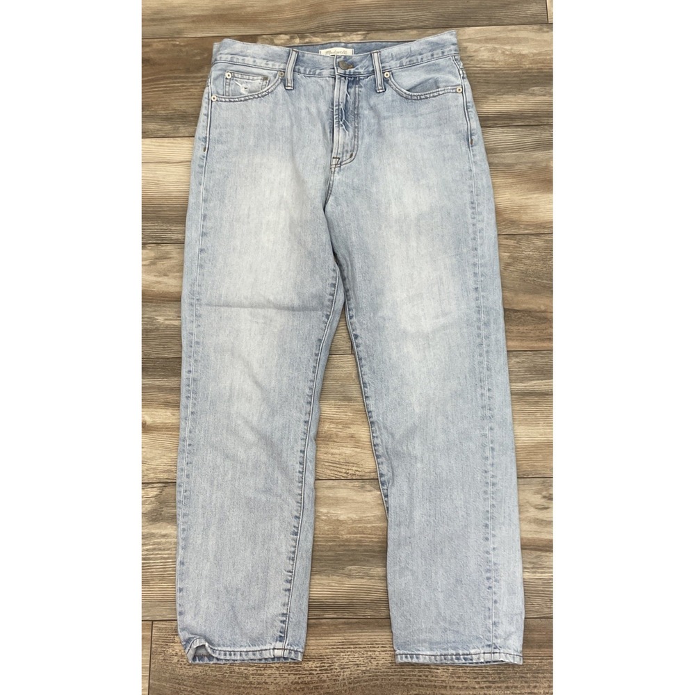 Madewell The Perfect Vintage Straight Jean Womens 30 Light Wash High Rise